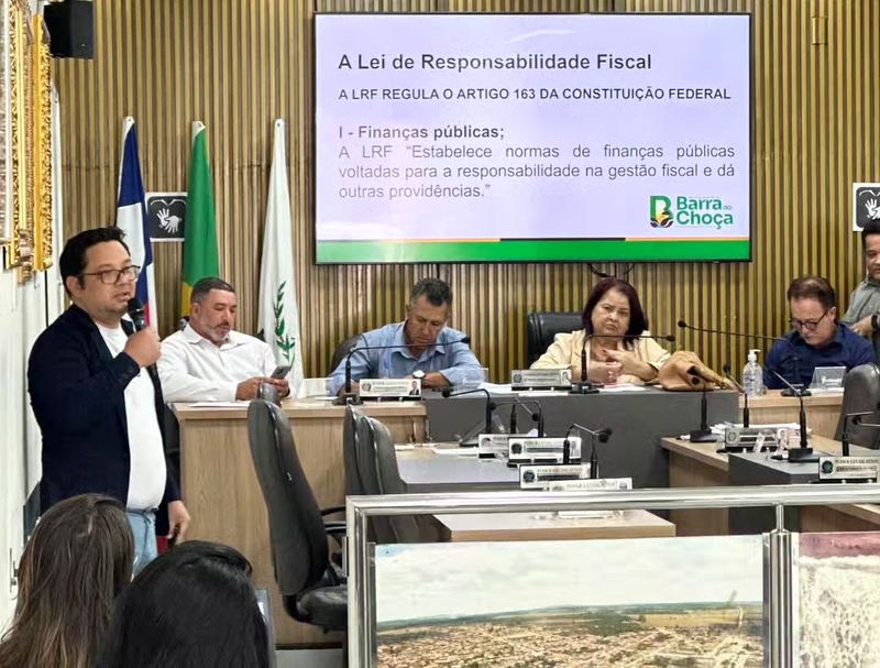 Câmara de Vereadores de Barra do Choça realiza Audiência Pública sobre metas fiscais