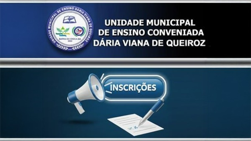 Abertas as inscrições para processo seletivo da UMEC Dária Viana de Queiroz