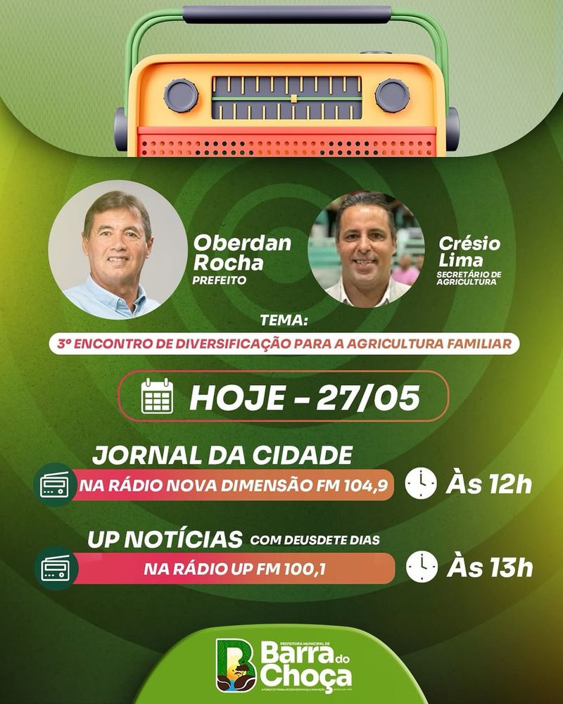  Sintonize na rádio para ficar por dentro das novidades para o homem e a mulher do campo