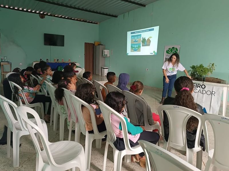 Conscientização ambiental com as crianças atendidas pelo Cras do distrito de Barra Nova