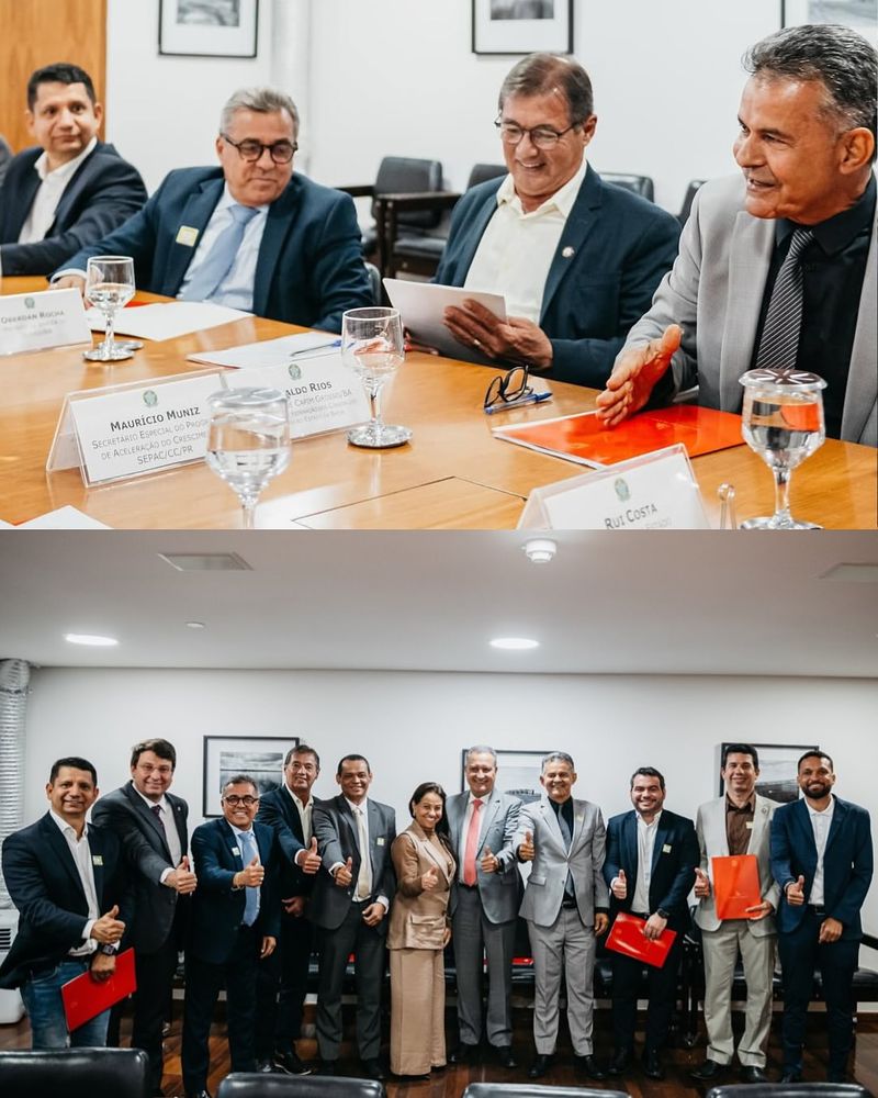Prefeito Oberdan Rocha participa da reunião em Brasília para reforçar consórcios públicos da Bahia