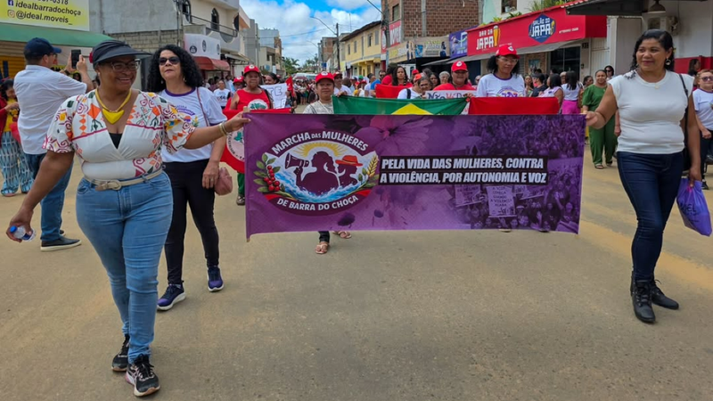 1ª Marcha das Mulheres marcam homenagem ao Dia Internacional das Mulheres em Barra do Choça