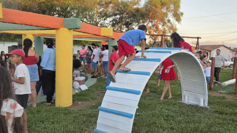 Novo espaço de lazer fortalece a convivência no Bairro Nova Esperança